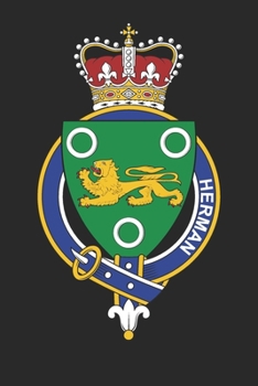 Herman: Herman Coat of Arms and Family Crest Notebook Journal (6 x 9 - 100 pages)