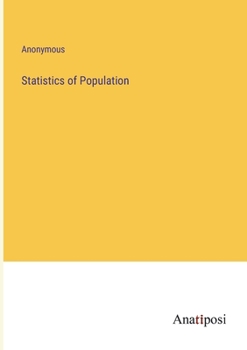 Paperback Statistics of Population Book