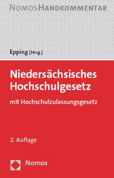 Hardcover Niedersachsisches Hochschulgesetz: Mit Hochschulzulassungsgesetz [German] Book