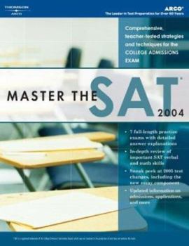 Paperback Master the SAT, 2004/E W/Out CD-ROM Book