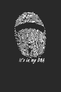 It's in my DNA: Skydiving Notebook 6 x 9 Lined Ruled Journal Gift For Skydivers (108 Pages)
