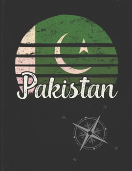 Paperback Pakistan: Pakistani Vintage Flag Personalized Retro Gift Idea for Coworker Friend or Boss Planner Daily Weekly Monthly Undated C Book