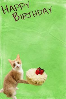 Paperback Happy Birthday Kitty: Notebook Book