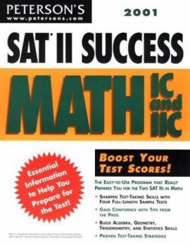 Paperback SAT II Success Math IC and IIc Book