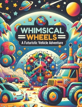 Paperback Whimsical Wheels: A Futuristic Vehicle Adventure: Color and Explore Tomorrow's Transportation - A Children's Coloring Book of Advanced V Book