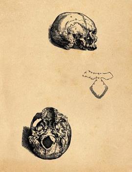 Paperback Anatomy Notebook: Andreas Vesalius - Three Views of Base of Skull - Premium College Ruled Notebook 110 Pages Book