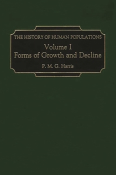Hardcover The History of Human Populations: Volume I, Forms of Growth and Decline Book