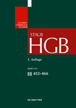 Hardcover §§ 453-466 [German] Book