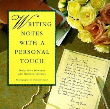 Hardcover Writing Notes with a Personal Touch Book