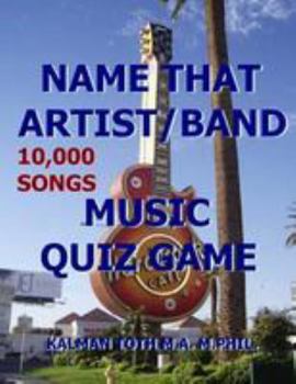 Paperback Name That Artist/Band: Music Quiz Game Book
