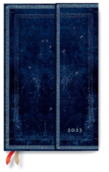 Calendar 2023 Inkblot 12-Month Maxi 160 Pg Horizontal Week-At-A-Time Old Leather Collection Book