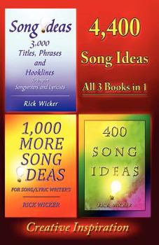 Paperback 4,400 Song Ideas: All 3 Books in 1 Book
