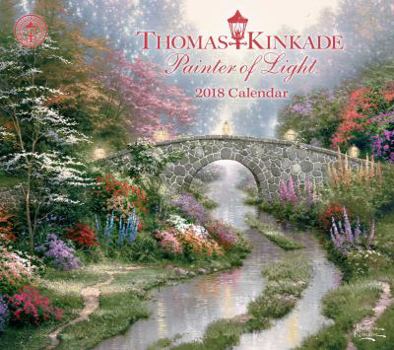 Calendar Thomas Kinkade Painter of Light 2018 Deluxe Wall Calendar Book