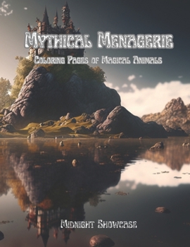 Paperback Mythical Menagerie: Coloring Pages of Magical Animals Book