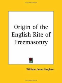 Paperback Origin of the English Rite of Freemasonry Book