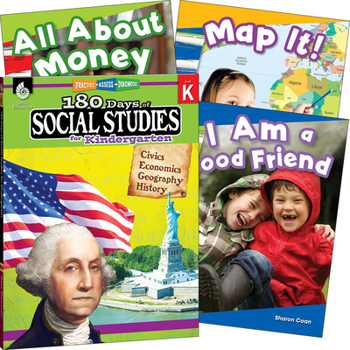 Hardcover Learn-At-Home: Social Studies Bundle Grade K: 4-Book Set Book