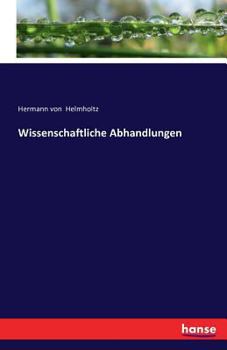 Paperback Wissenschaftliche Abhandlungen [German] Book