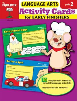 Paperback Activity Cards for Early Finishers: Language Arts (Gr. 2) Book