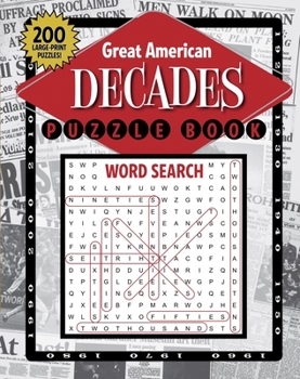 Paperback Great American Decades Puzzle Book
