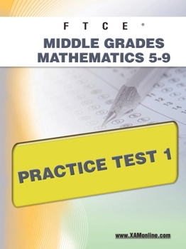 Paperback FTCE Middle Grades Math 5-9 Practice Test 1 Book