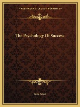 Paperback The Psychology Of Success Book