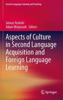 Paperback Aspects of Culture in Second Language Acquisition and Foreign Language Learning Book