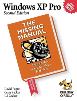 Paperback Windows XP Pro: The Missing Manual Book
