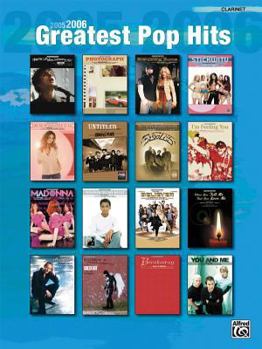Paperback 2005-2006 Greatest Pop Hits: Clarinet Book