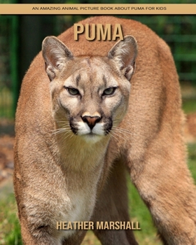 Paperback Puma: An Amazing Animal Picture Book about Puma for Kids Book