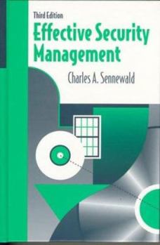 Hardcover Effective Security Management Book