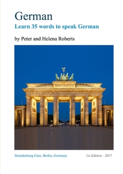 Paperback German - Learn 35 Words to Speak German Book