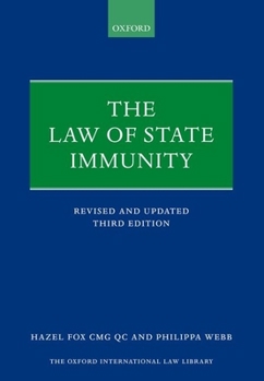 Paperback The Law of State Immunity Book