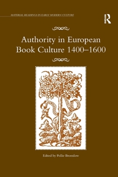 Paperback Authority in European Book Culture 1400-1600 Book