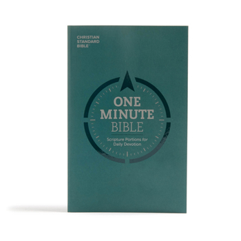 Paperback CSB One Minute Bible: Scripture Portions for Daily Devotion Book