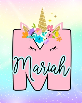 Paperback Mariah: Girls Unicorn Journal to Write In - Personalized Journal Book