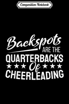 Composition Notebook: Backspot Cheerleading Cheerleader Quarterback  Journal/Notebook Blank Lined Ruled 6x9 100 Pages