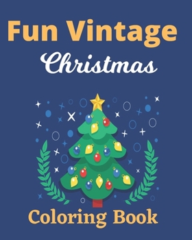 Paperback Fun Vintage Christmas Coloring Book