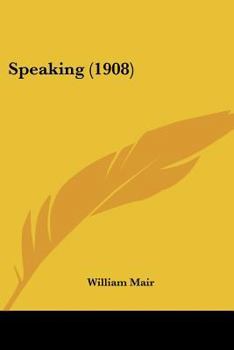 Paperback Speaking (1908) Book