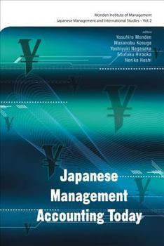Hardcover Japanese Management Accounting Today Book