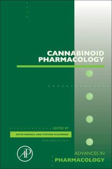 Hardcover Cannabinoid Pharmacology: Volume 80 Book