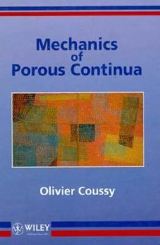 Hardcover Mechanics of Porous Continua Book