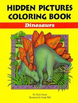 Paperback Hidden Pictures Dinosaurs Coloring Book