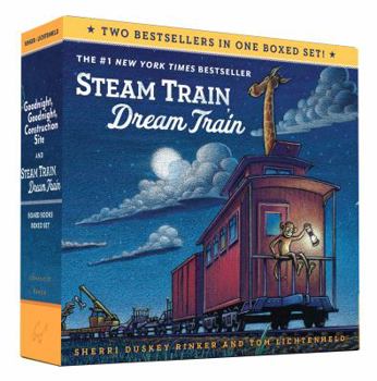 Board book Goodnight, Goodnight, Construction Site and Steam Train, Dream Train Board Books Boxed Set Book