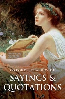 Hardcover Oxford Treasury of Sayings and Quotations Book