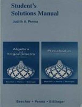 Paperback Student Solutions Manual for College Algebra & Trigonometry and Precalculus Book