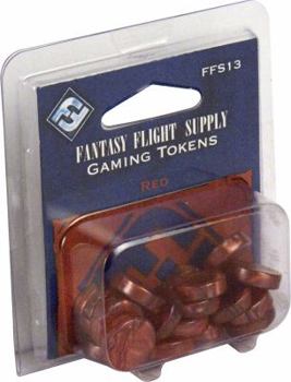 Game Fantasy Flight Supply: Red Gaming Tokens Book