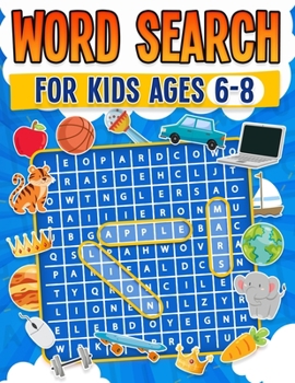 Paperback Word Search for Kids Ages 6-8 100 Fun Word Search Puzzles Kids Activity Book Large Print Paperback [Large Print] Book