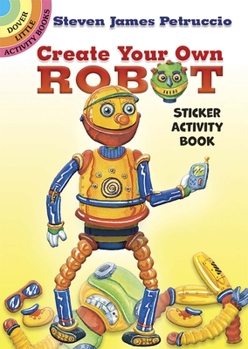 Paperback Create Your Own Robot Sticker Activity Book