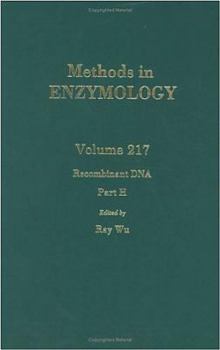 Hardcover Recombinant DNA, Part H, Vol. 217 (Methods in Enzymology) (Volume 217) Book