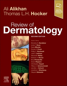 Paperback Review of Dermatology Book